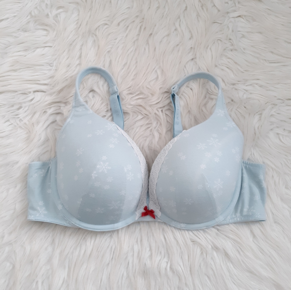 Cacique Boost Plunge Bra Blue 42C